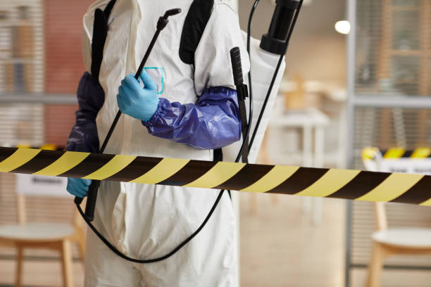 Professional Biohazard Cleanup technician working in Fairmount, GA